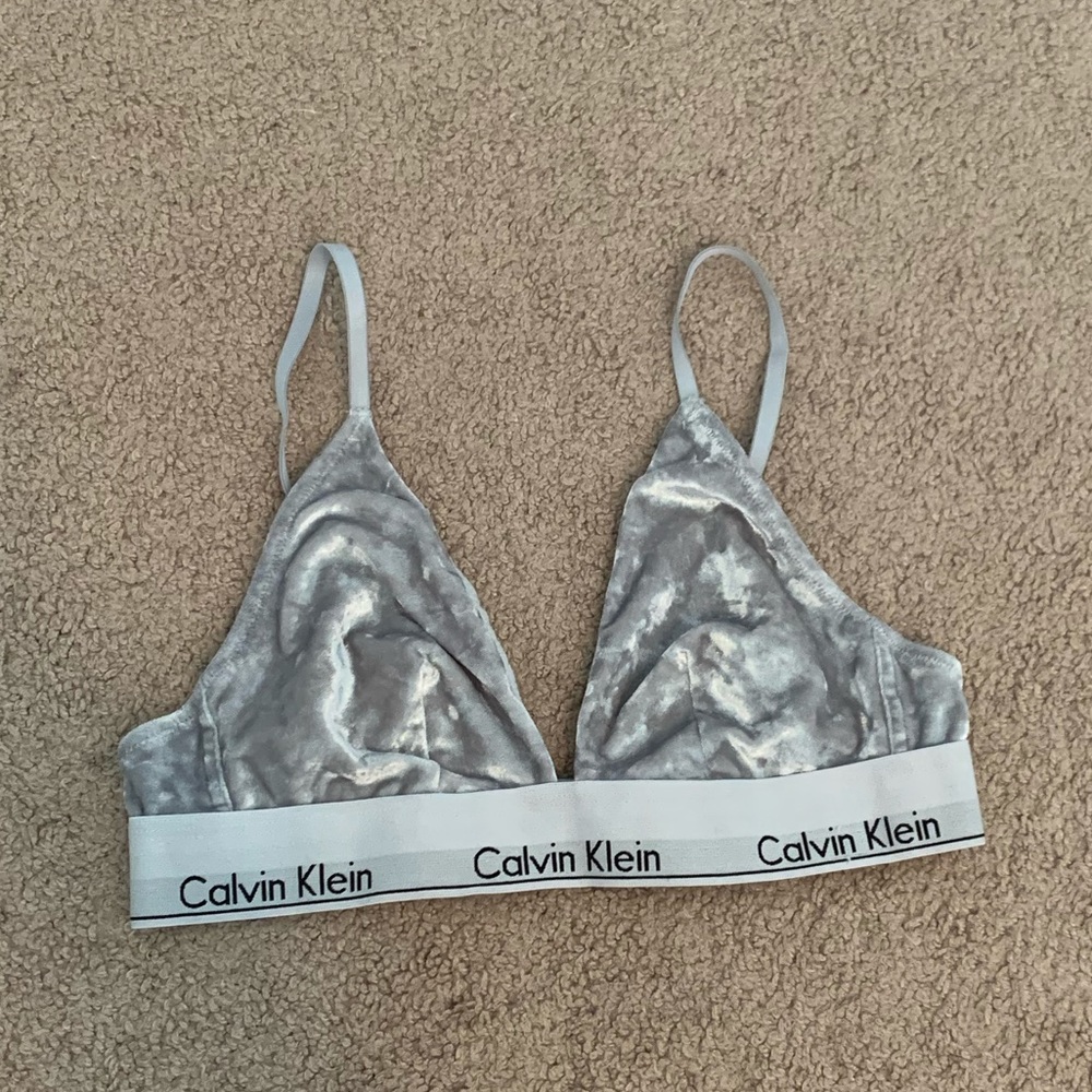 Calvin Klein Velvet Bralette